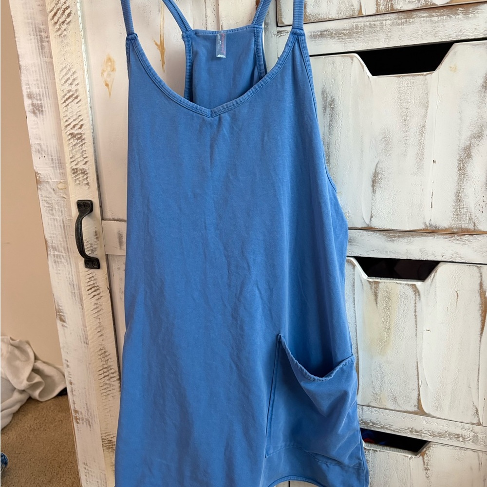 Free People Blue Mini Dress